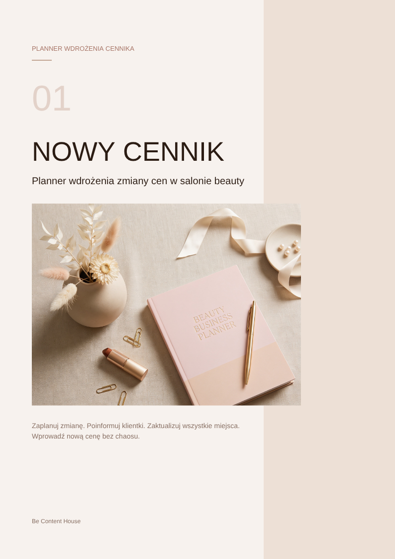 NOWY CENNIK